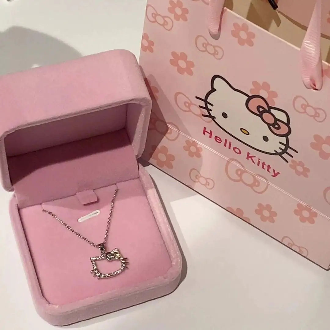 Hello Kitty Diamond Necklace