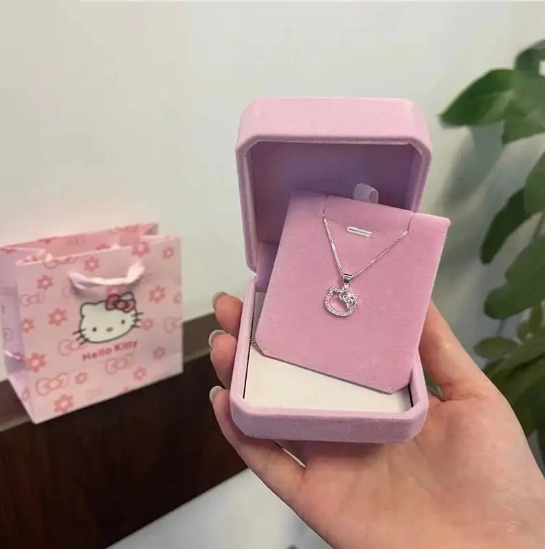 Hello Kitty Diamond Necklace