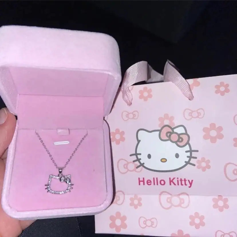 Hello Kitty Diamond Necklace