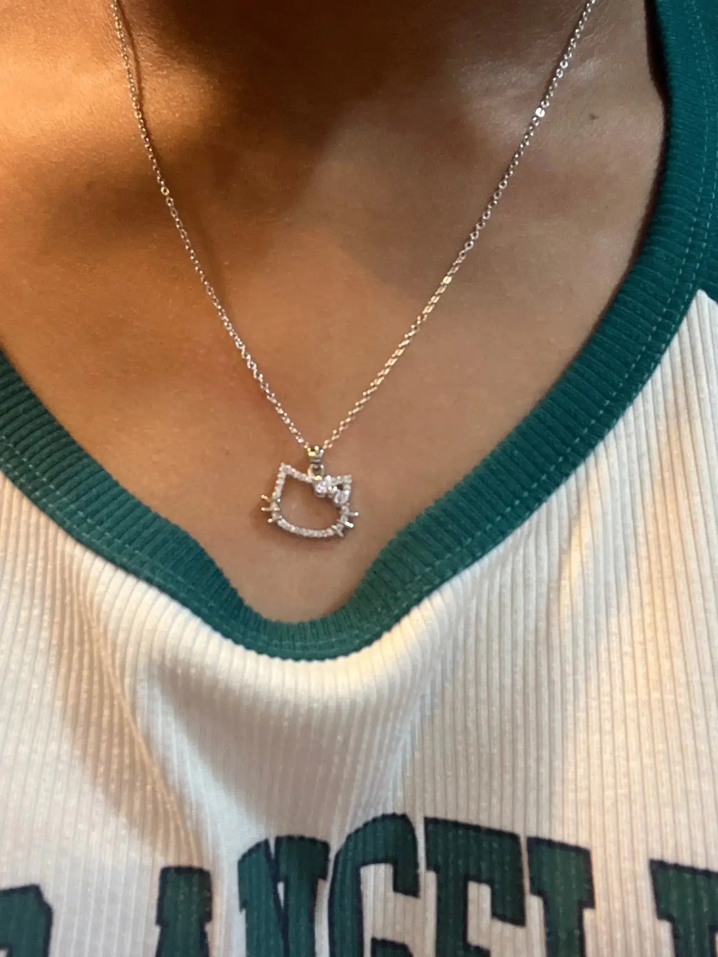 Hello Kitty Diamond Necklace