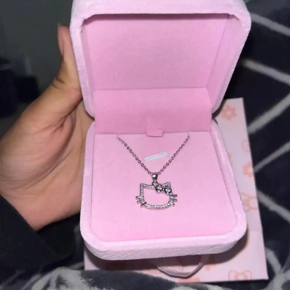 Hello Kitty Diamond Necklace